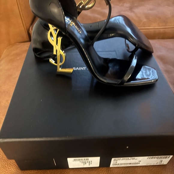 Saint Laurent Opyum Patent Leather heels black size 38 - Picture 2 of 2